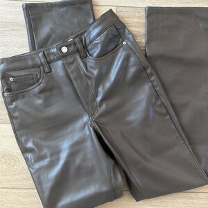 We wore what leather pants